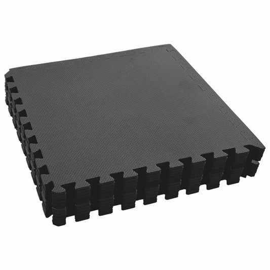 Tappetino per piscina 12 pcs Nero 4,32 ㎡ Schiuma EVA | homemem39