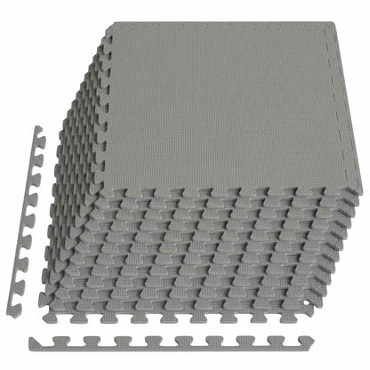 Tappetino per piscina 12 pcs Grigio 4,32 m² Schiuma EVA | homemem39
