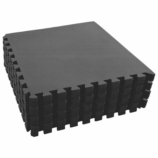 Tappetino per piscina 24 pcs Nero 8,64 ㎡ Schiuma EVA | homemem39