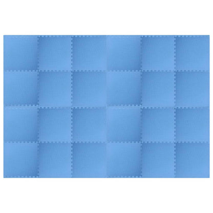 Tappetino per piscina 24 pcs Blu 8,64 ㎡ Schiuma EVA | homemem39