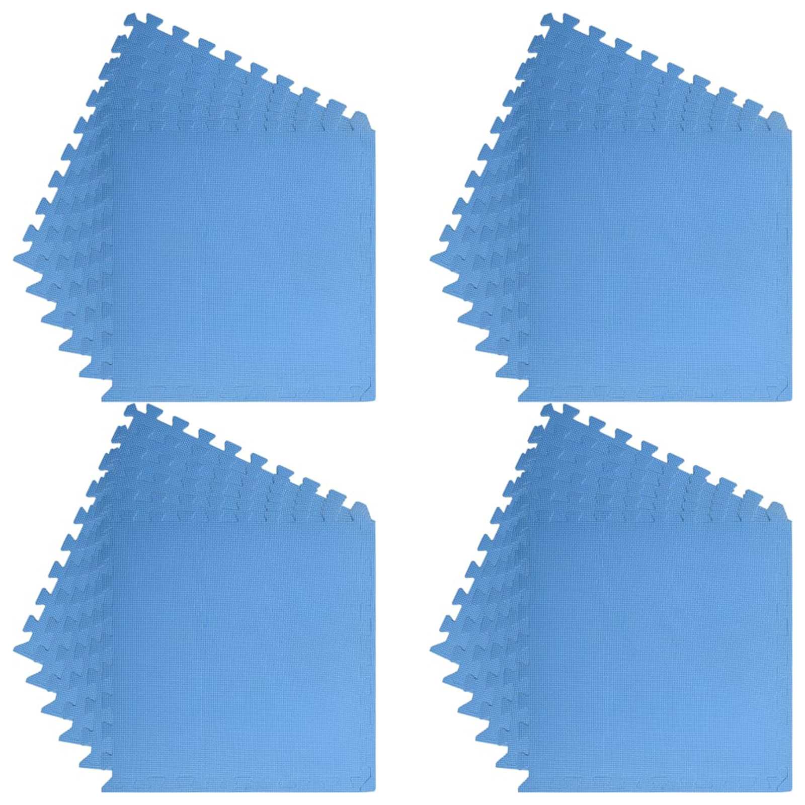 Tappetino per piscina 24 pcs Blu 8,64 ㎡ Schiuma EVA | homemem39