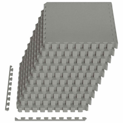 Tappetino per piscina 50 pcs Grigio 18 m² Schiuma EVA | homemem39
