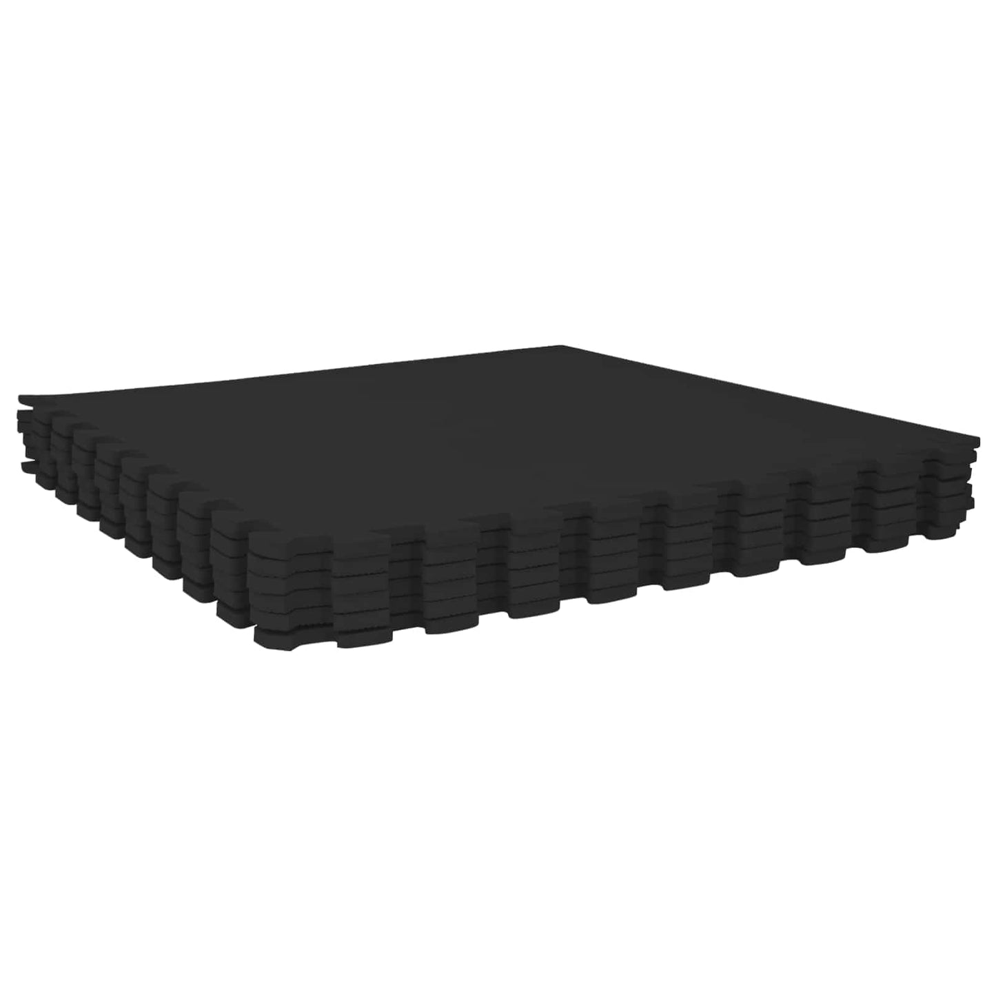 Tappetino per piscina 40 pcs Nero 14,4 m² Schiuma EVA | homemem39