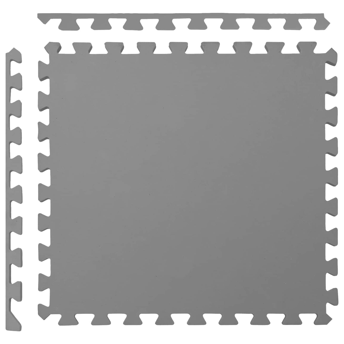 Tappetino per piscina 50 pcs Grigio 18 m² Schiuma EVA | homemem39