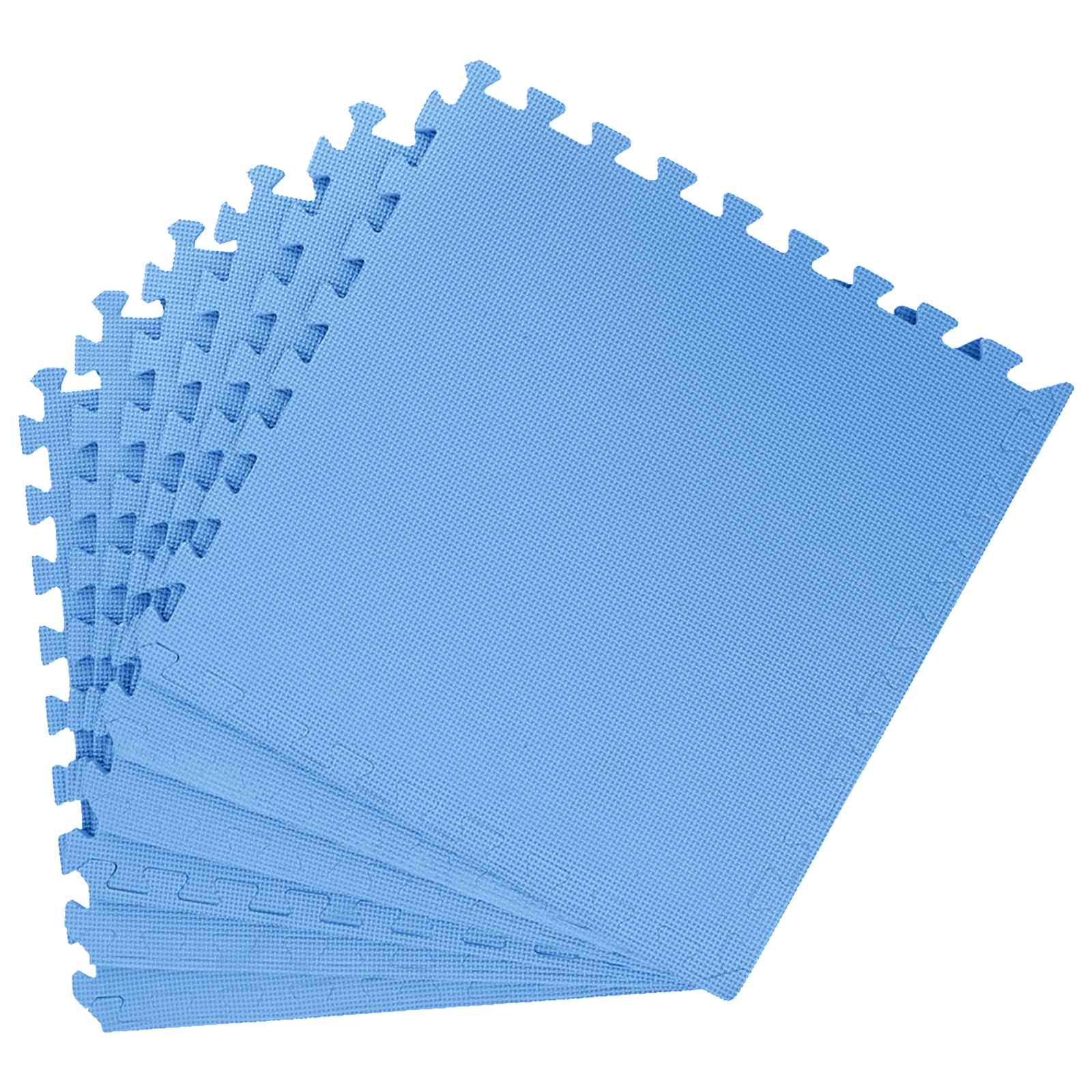 Tappetino per piscina 6 pcs Blu 2,16 m² Schiuma EVA | homemem39