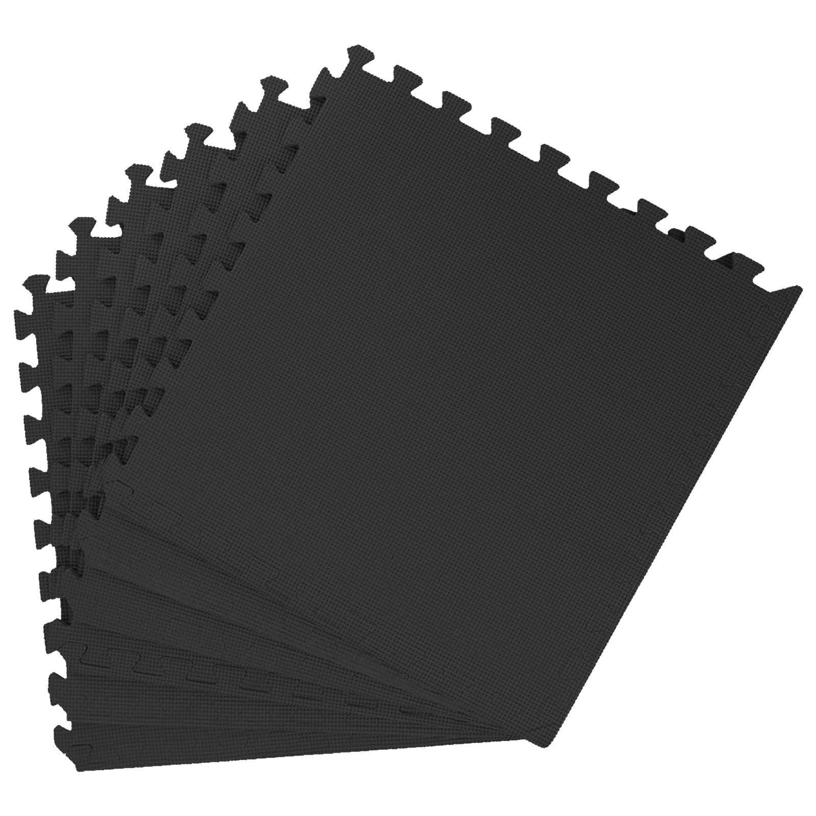 Tappetino per piscina 24 pcs Nero 8,64 m² Schiuma EVA | homemem39