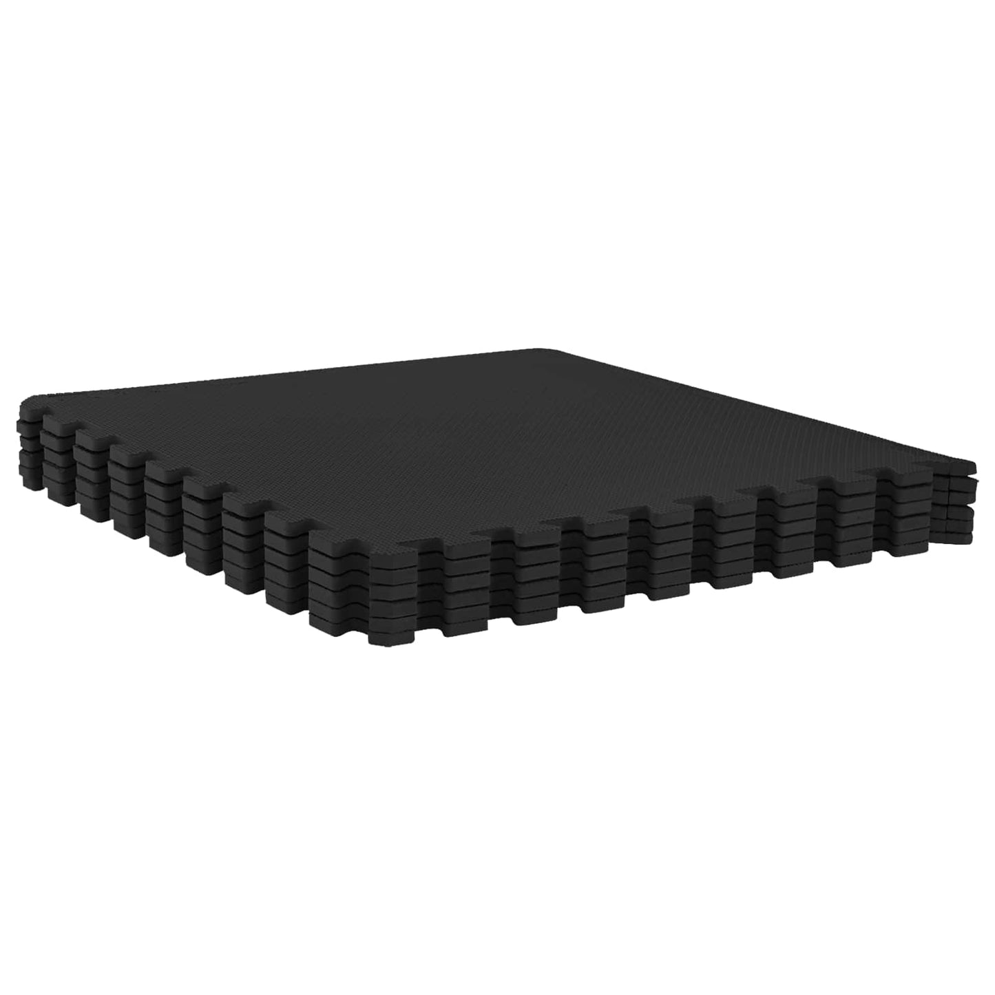 Tappetino per piscina 24 pcs Nero 8,64 m² Schiuma EVA | homemem39