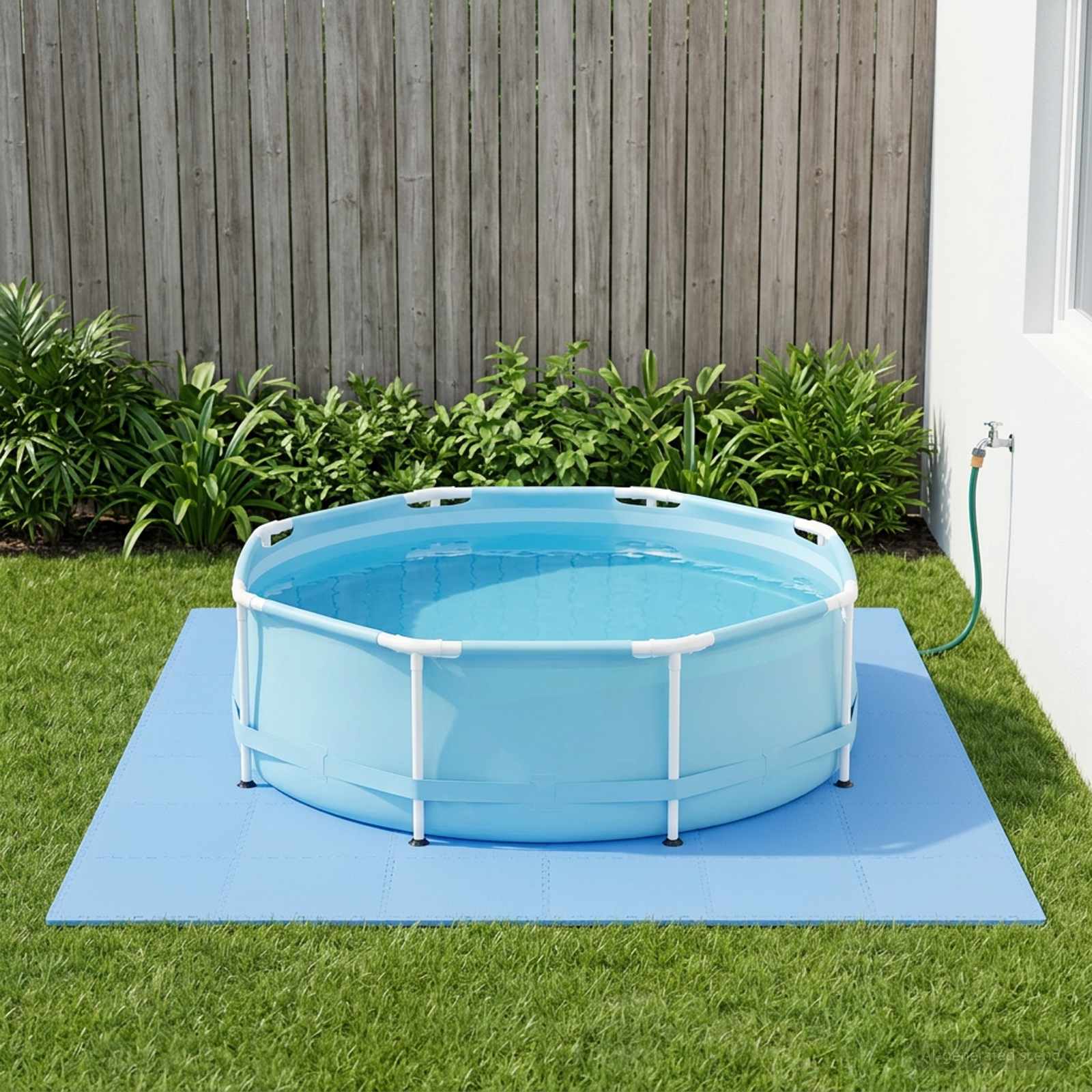 Tappetino per piscina 24 pcs Blu 8,64 m² Schiuma EVA | homemem39