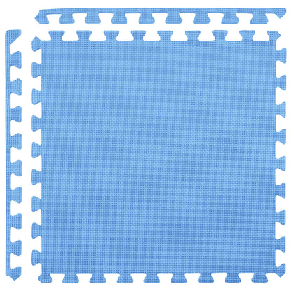 Tappetino per piscina 24 pcs Blu 8,64 m² Schiuma EVA | homemem39