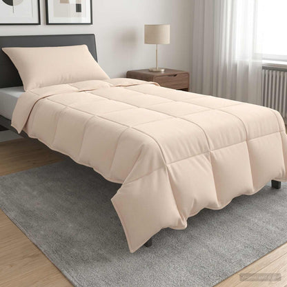 Set di Piumoni 2 pz 135 x 200 cm Estate 1150 gsm Beige