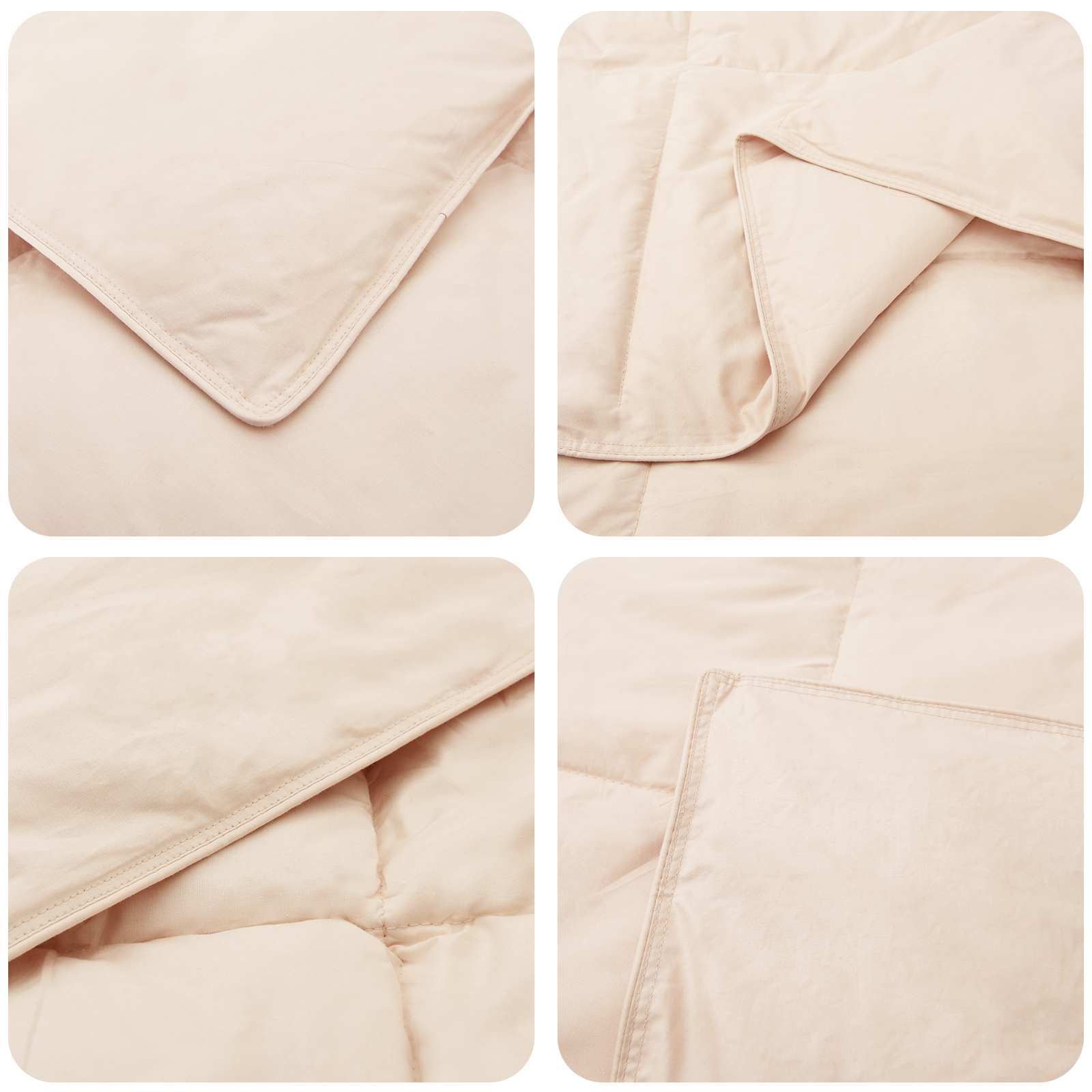 Set di Piumoni 2 pz 135 x 200 cm Estate 1950 gsm Beige | homemem39