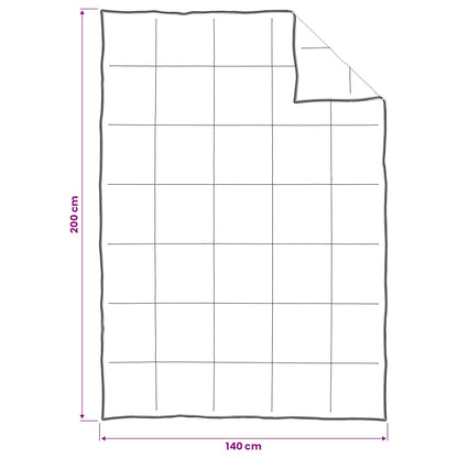 Set di Piumoni 2 pz 140 x 200 cm Inverno 350 gsm Beige | homemem39