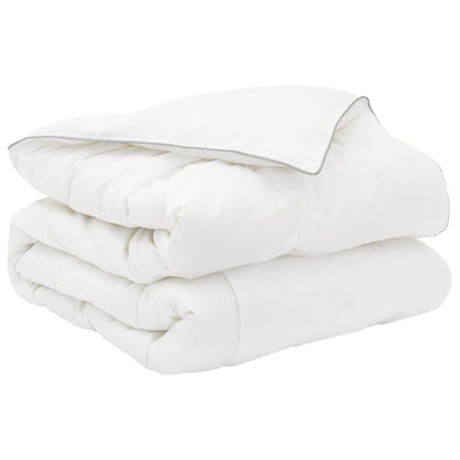 Set di Piumoni 2 pz Bianco Fibra di bambù