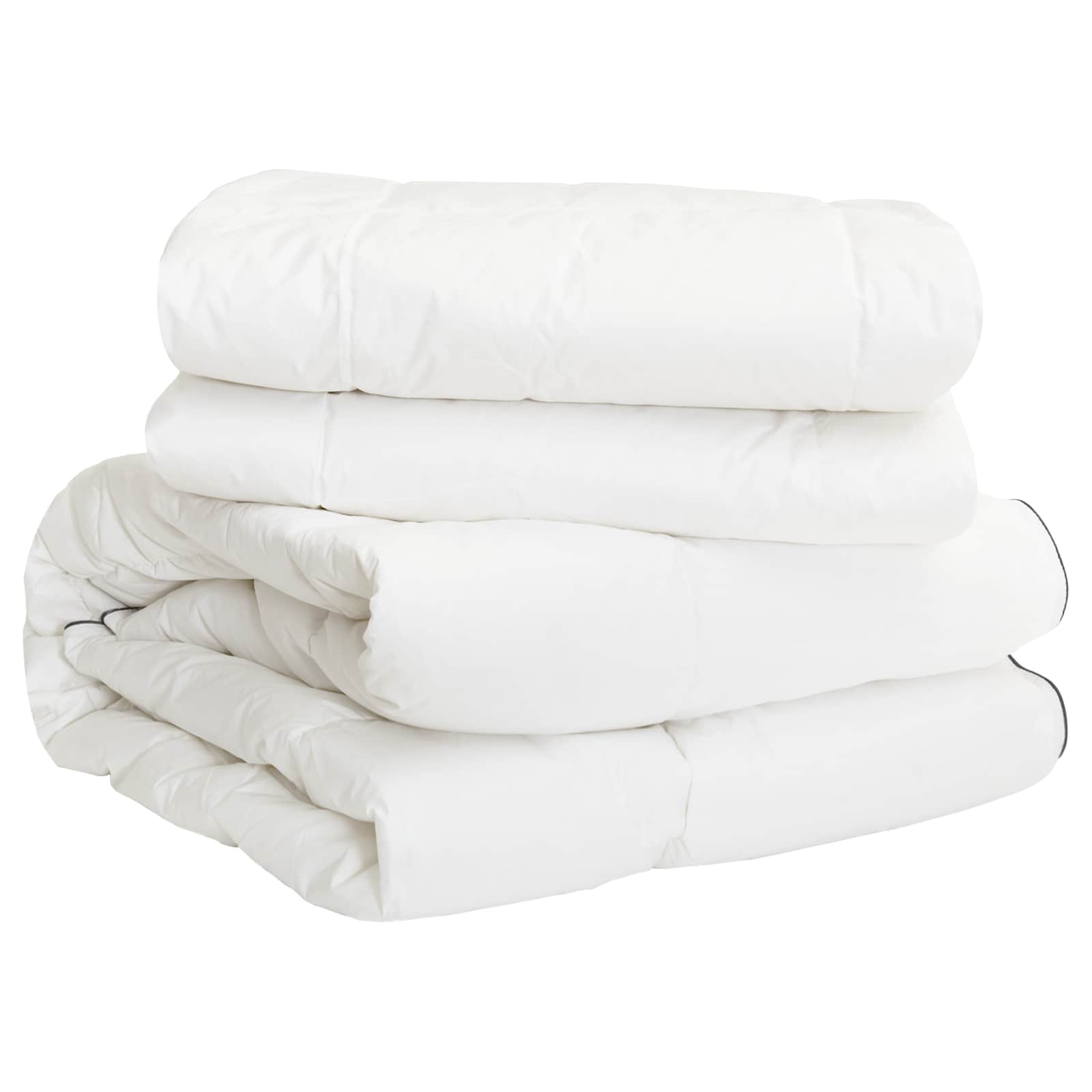 Set di Piumoni Bianco 135 x 200 cm Cotone, Bambù, Poliestere | homemem39