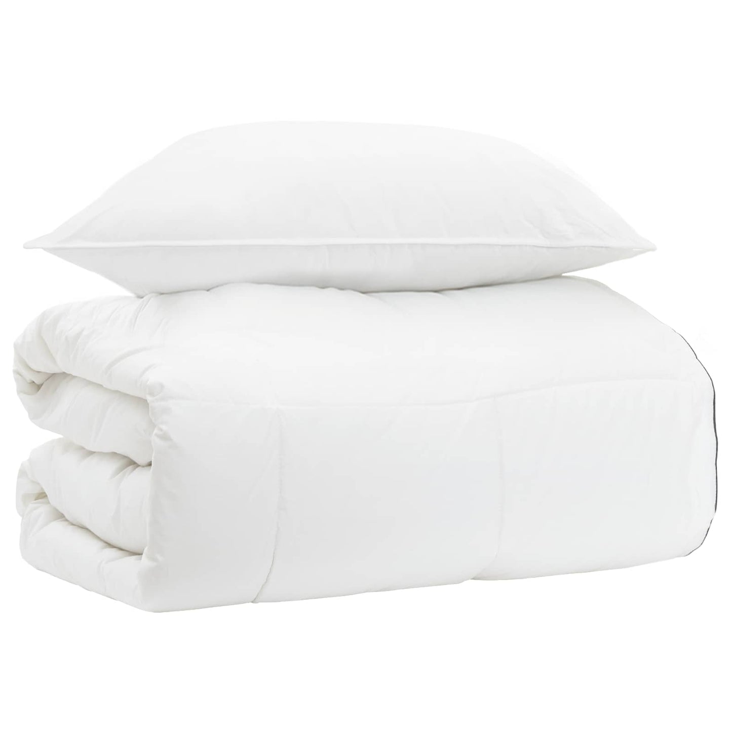 Set di Piumoni Bianco 135 x 200 cm Cotone, Bambù, Poliestere | homemem39