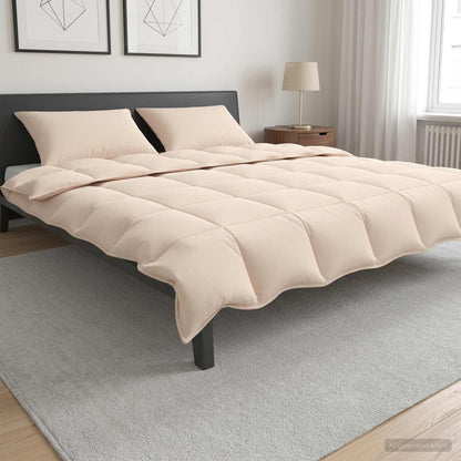 Set di Piumoni 2 pz 200 x 240 cm Tutte le stagioni Beige