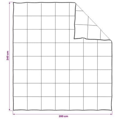 Set di Piumoni 2 pz 200 x 240 cm Tutte le stagioni Beige | homemem39