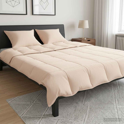 Set di Piumoni 2 pz 260 x 240 cm 250 gsm Kapok Naturale Beige
