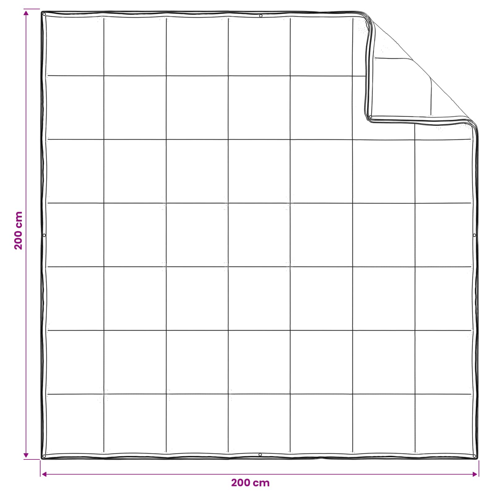 Set di Piumoni 2 pz 200 x 200 cm Kapok e Poliestere Beige | homemem39