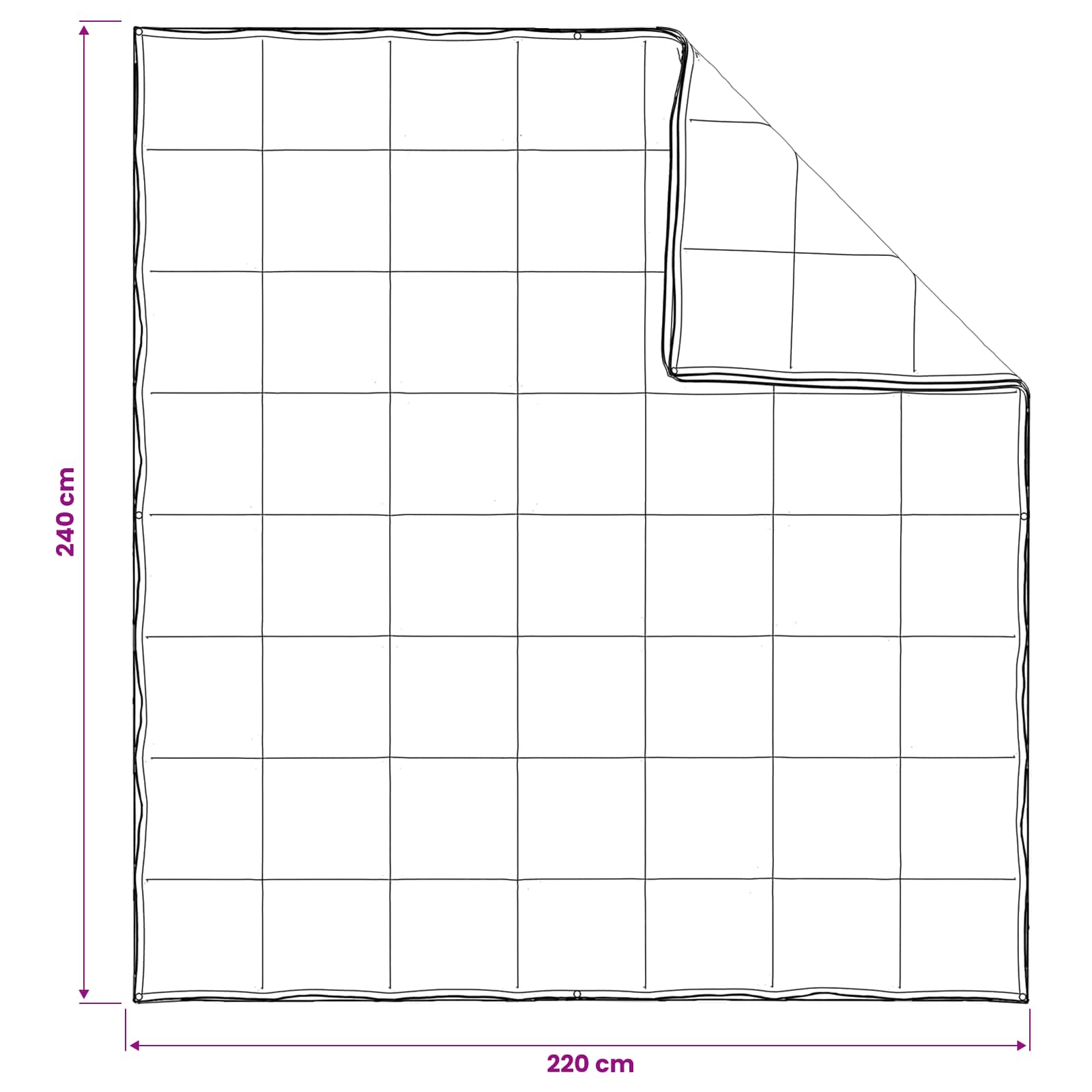 Set di Piumoni 2 pz 240 x 220 cm Kapok e Poliestere Beige | homemem39