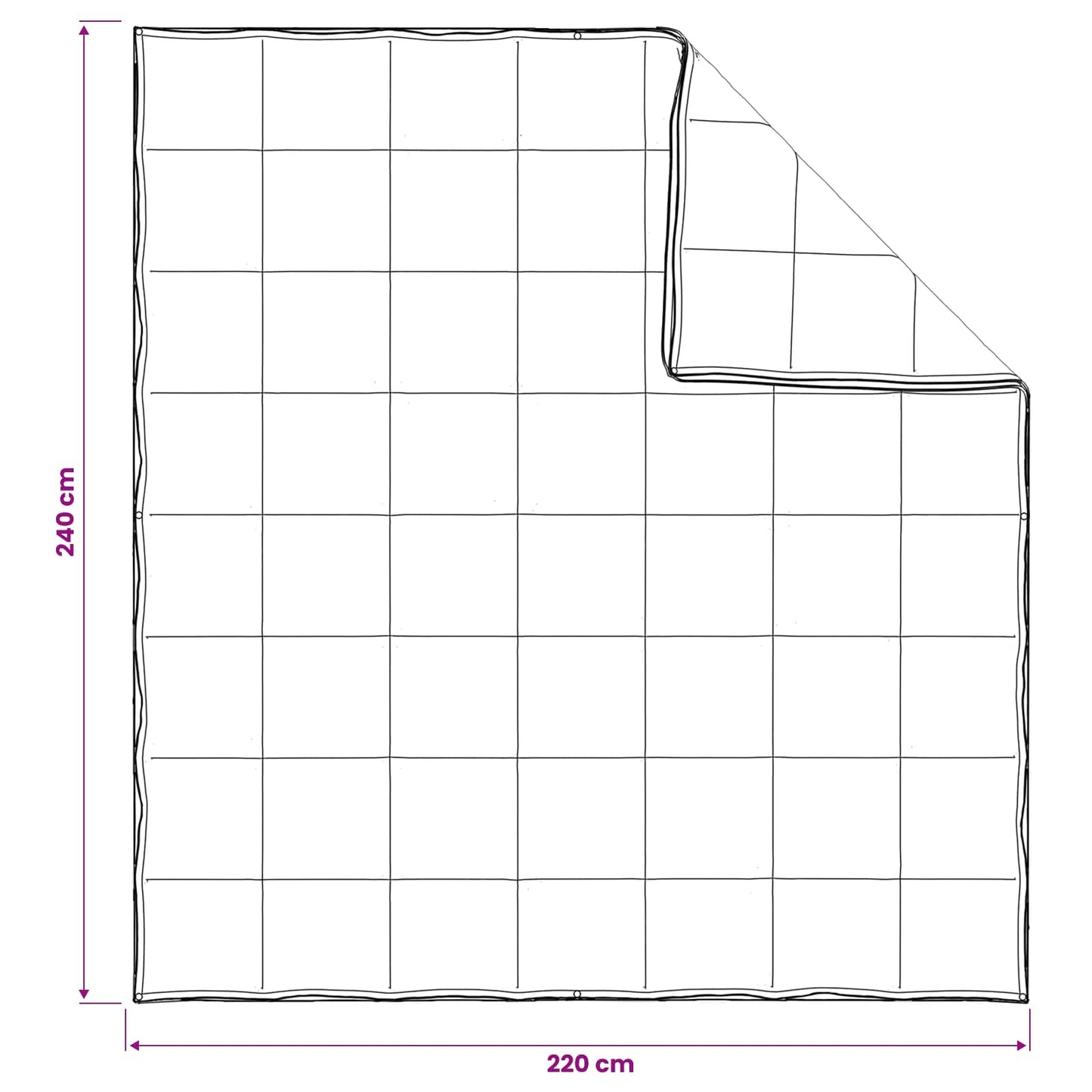 Set di Piumoni 2 pz 240 x 220 cm Kapok e Poliestere Beige | homemem39