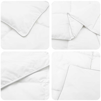 Set di Piumoni 3 pz Bianco Fibra di bambù | homemem39