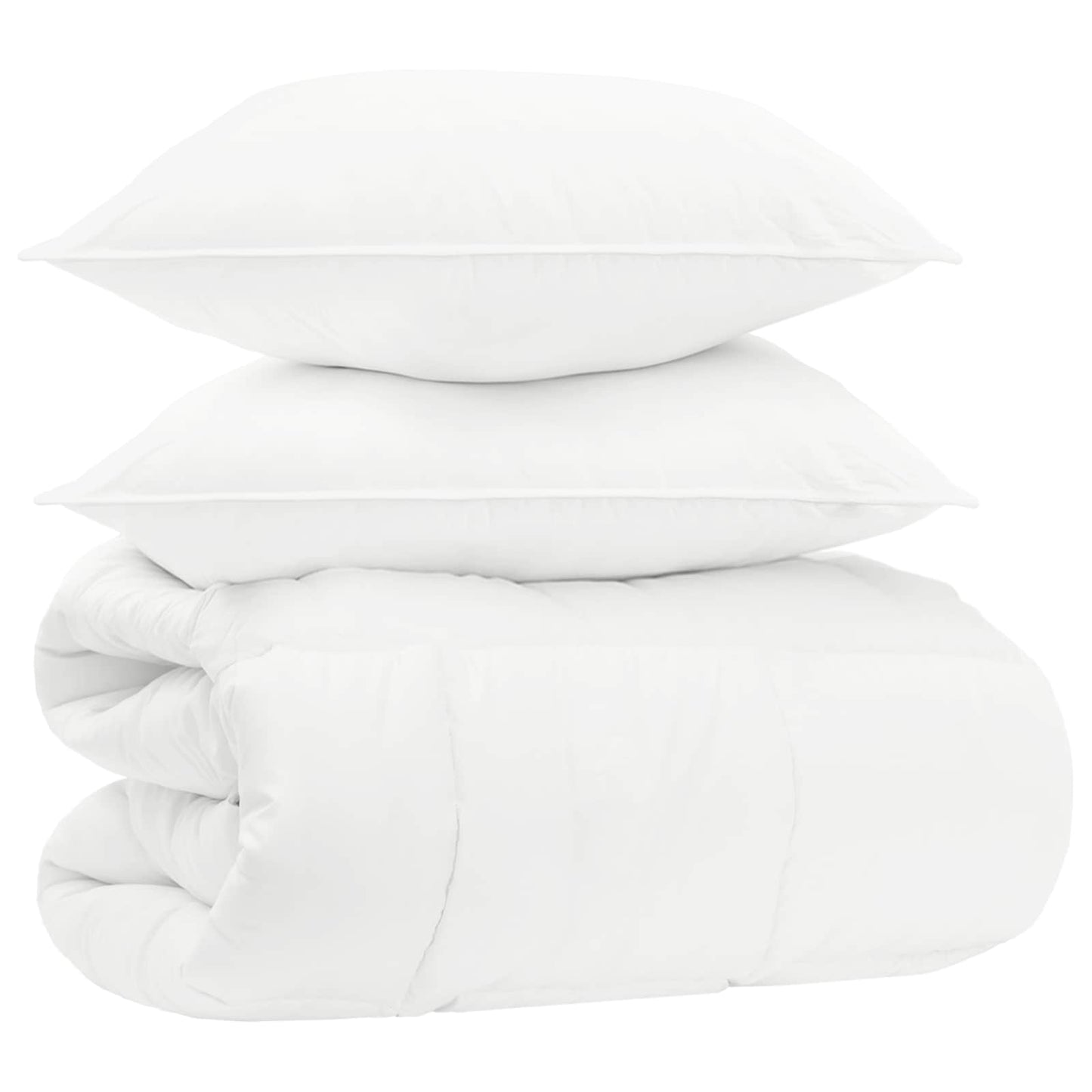 Set di piumoni Bianco 135 x 220 cm Cotone, Bambù, Poliestere | homemem39