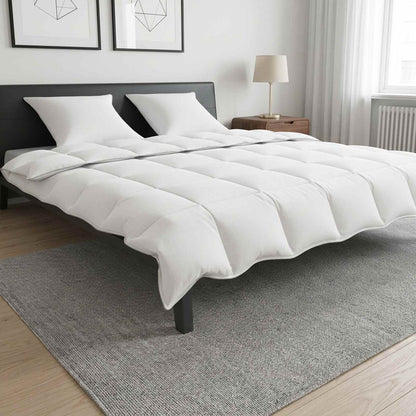 Set copripiumino invernale 3 pz Bianco Fibra di bambù