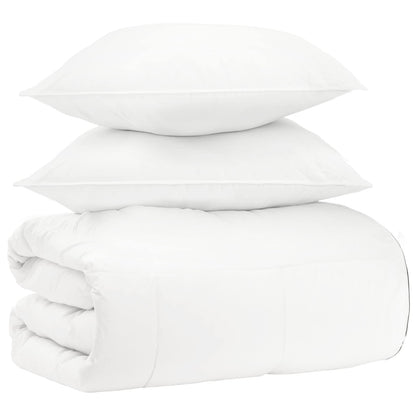 Set di Piumoni 3 pz Bianco Bambù | homemem39