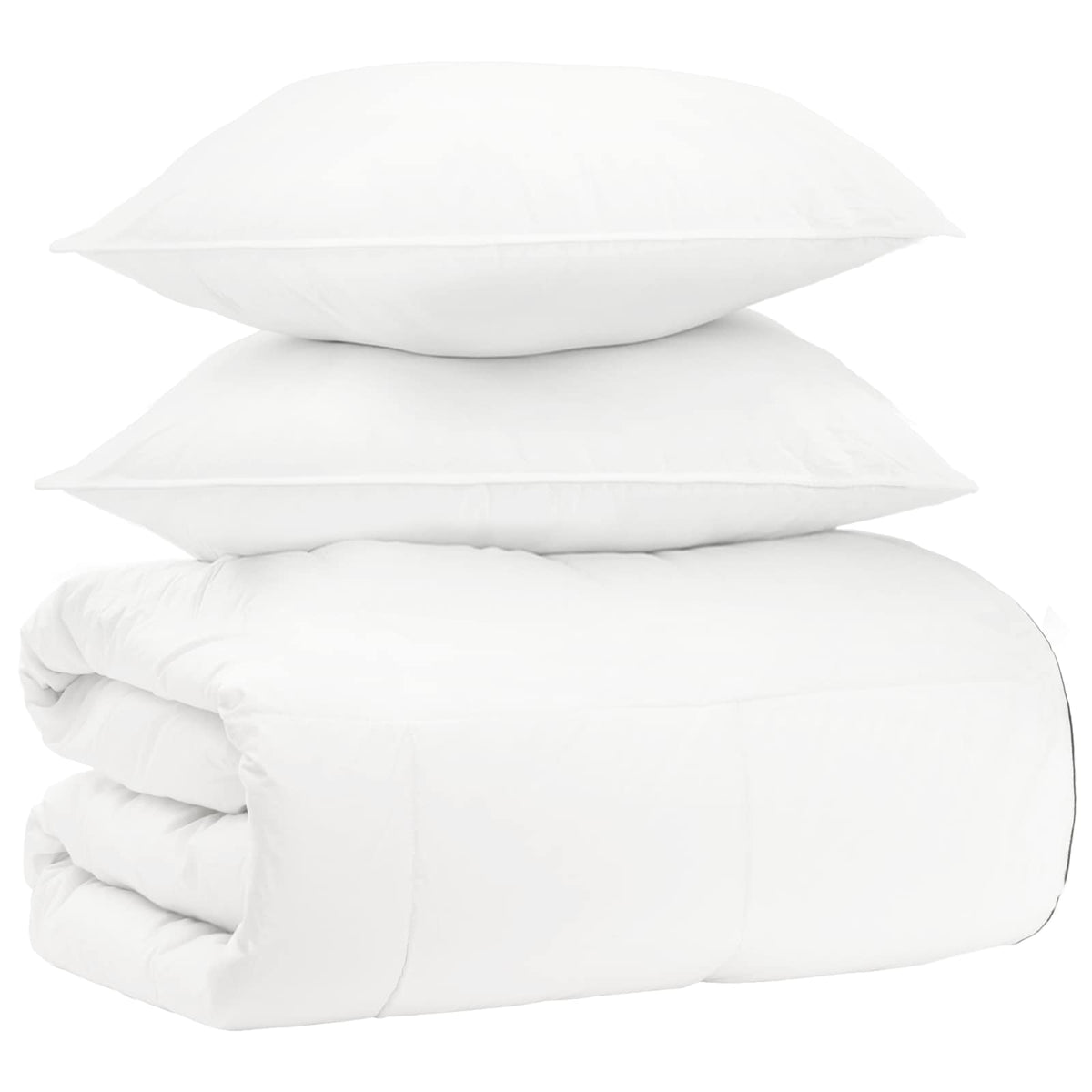 Set di Piumoni 3 pz Bianco Bambù