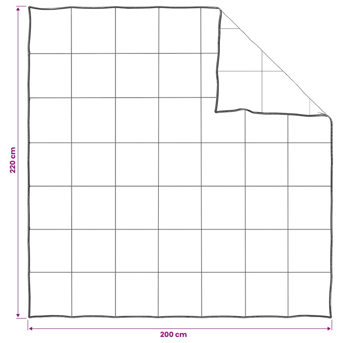Set di Piumoni 2 pz 200 x 220 cm Estate 150 gsm Fibra di bambù