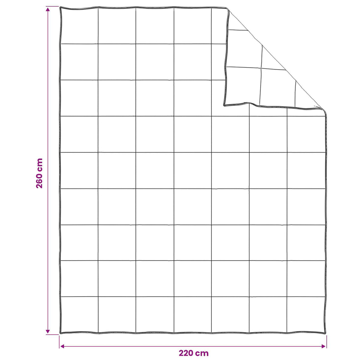 Set di Piumoni 2 pz 220 x 260 cm Estate 150 gsm Fibra di bambù
