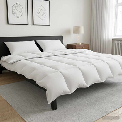 Set di Piumoni Bianco 260 x 220 cm Poliestere, Bamboo