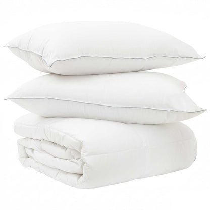 Set Duvet e Cuscino da Letto 3 pz 200 x 200 cm Inverno 700 g/pc | homemem39