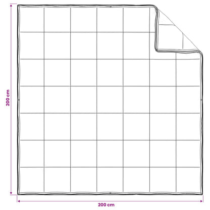 Set di Piumoni 3 pz 200 x 200 cm Tutte le stagioni Bambù Bianco | homemem39
