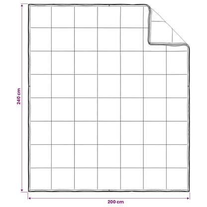 Set di Piumoni 3 pz 200 x 240 cm Tutte le stagioni Bambù Bianco | homemem39