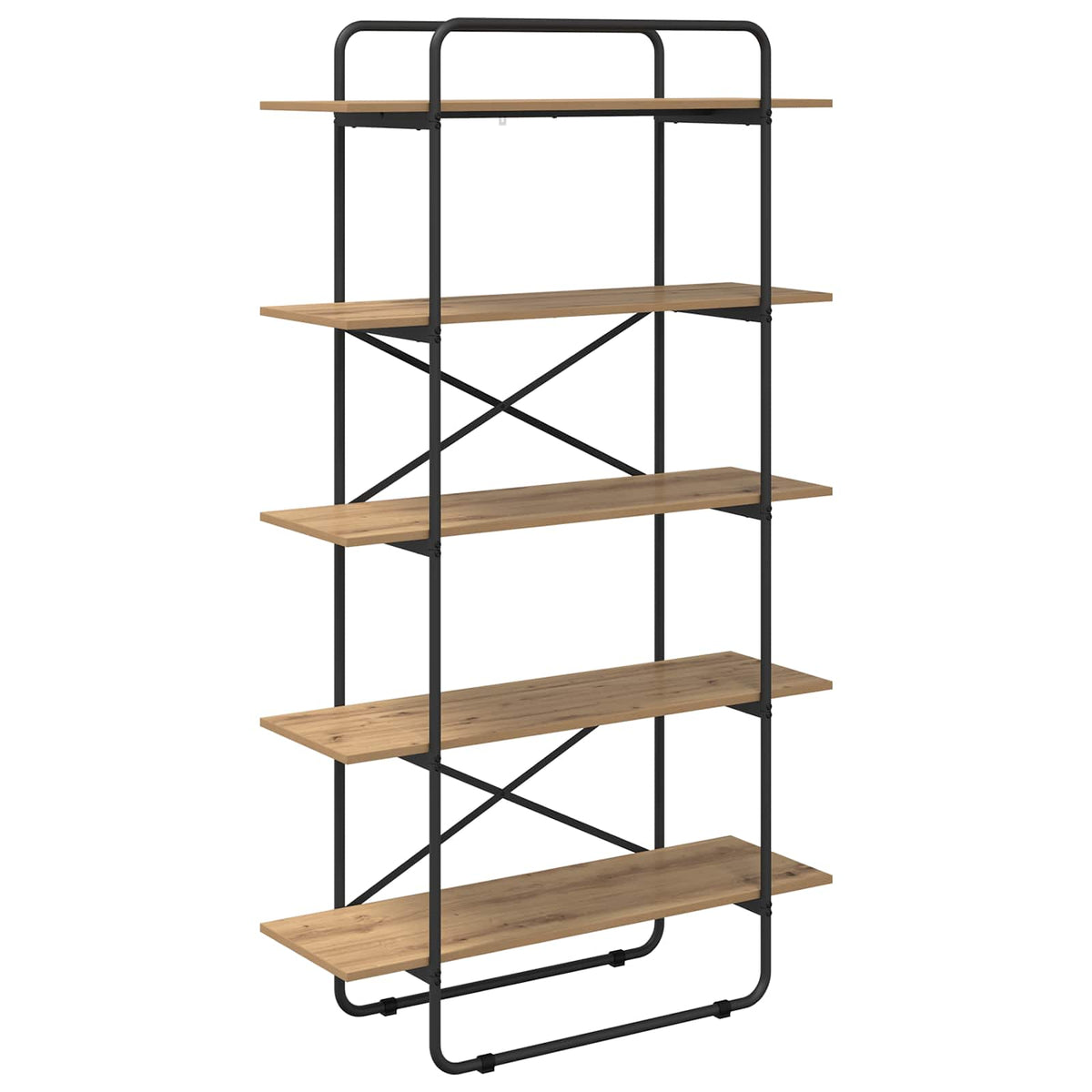 Libreria 5 livelli 100 x 35 x 175,5 cm PB Rovere Artigianale | homemem39