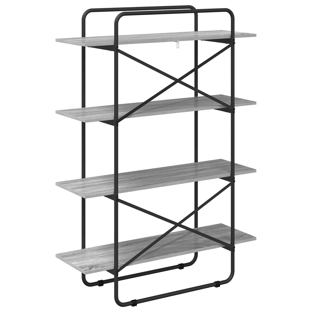 Libreria 4 livelli 100 x 35 x 140 cm PB Sonoma grigio | homemem39