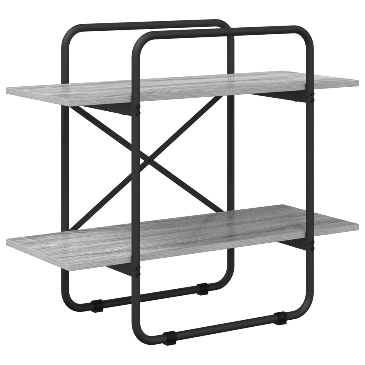 Libreria 2 livelli 80 x 35 x 70 cm PB Sonoma grigio | homemem39