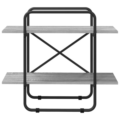 Libreria 2 livelli 80 x 35 x 70 cm PB Sonoma grigio | homemem39