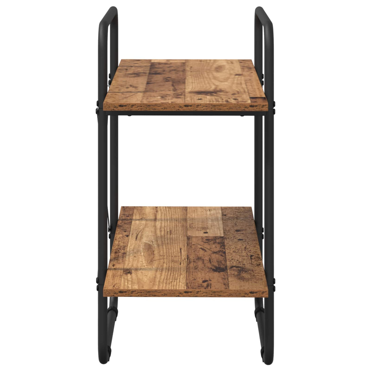 Libreria 2 livelli 80 x 35 x 70 cm PB Legno di quercia | homemem39