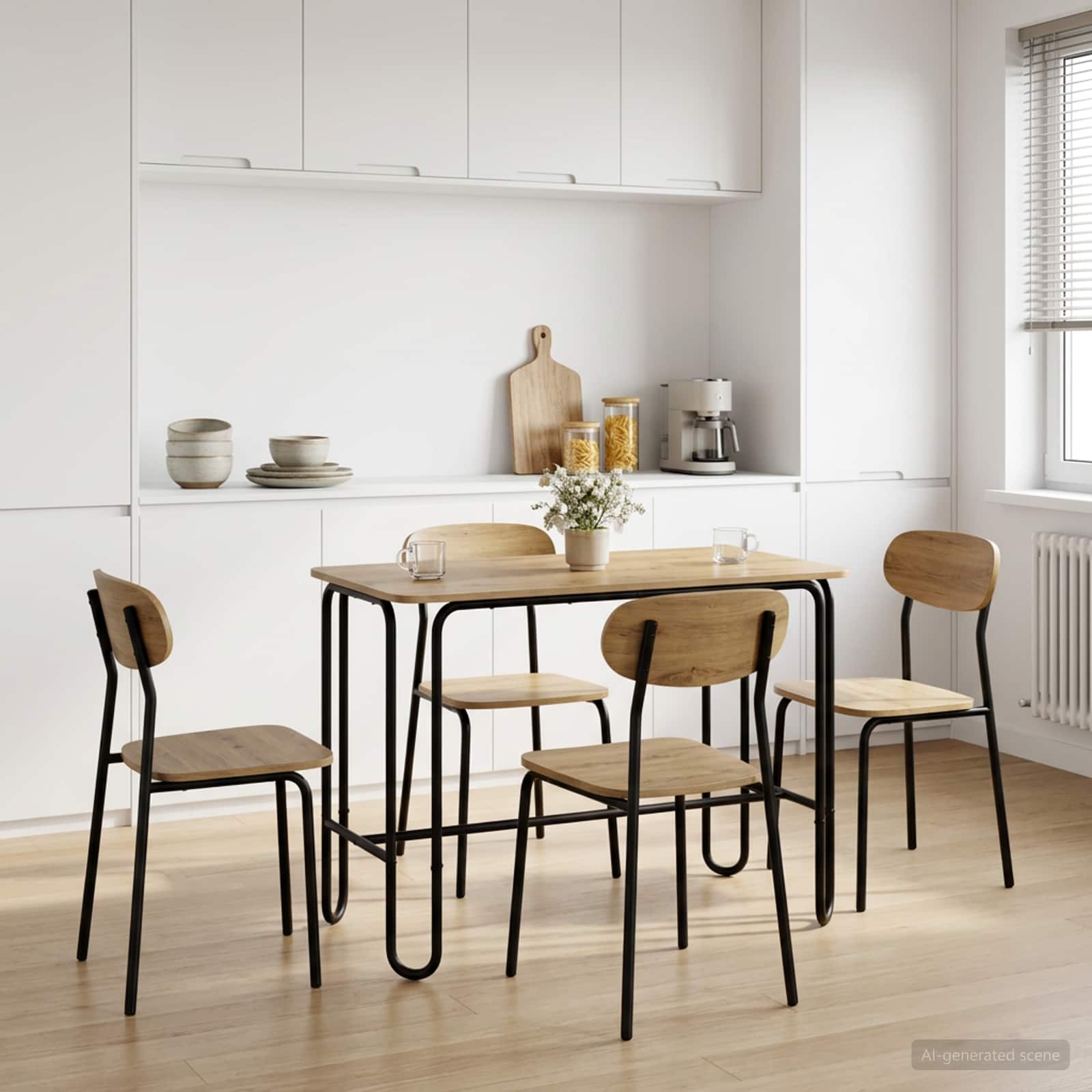 Tavolo da pranzo 100 x 50 x 75 cm Legno ingegnerizzato | homemem39
