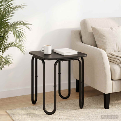 Tavolino da salotto Nero 40 x 40 x 45 cm Legno ingegnerizzato | homemem39