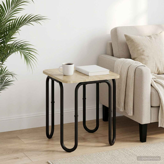 Tavolino da salotto Rovere Sonoma 40 x 40 x 45 cm | homemem39