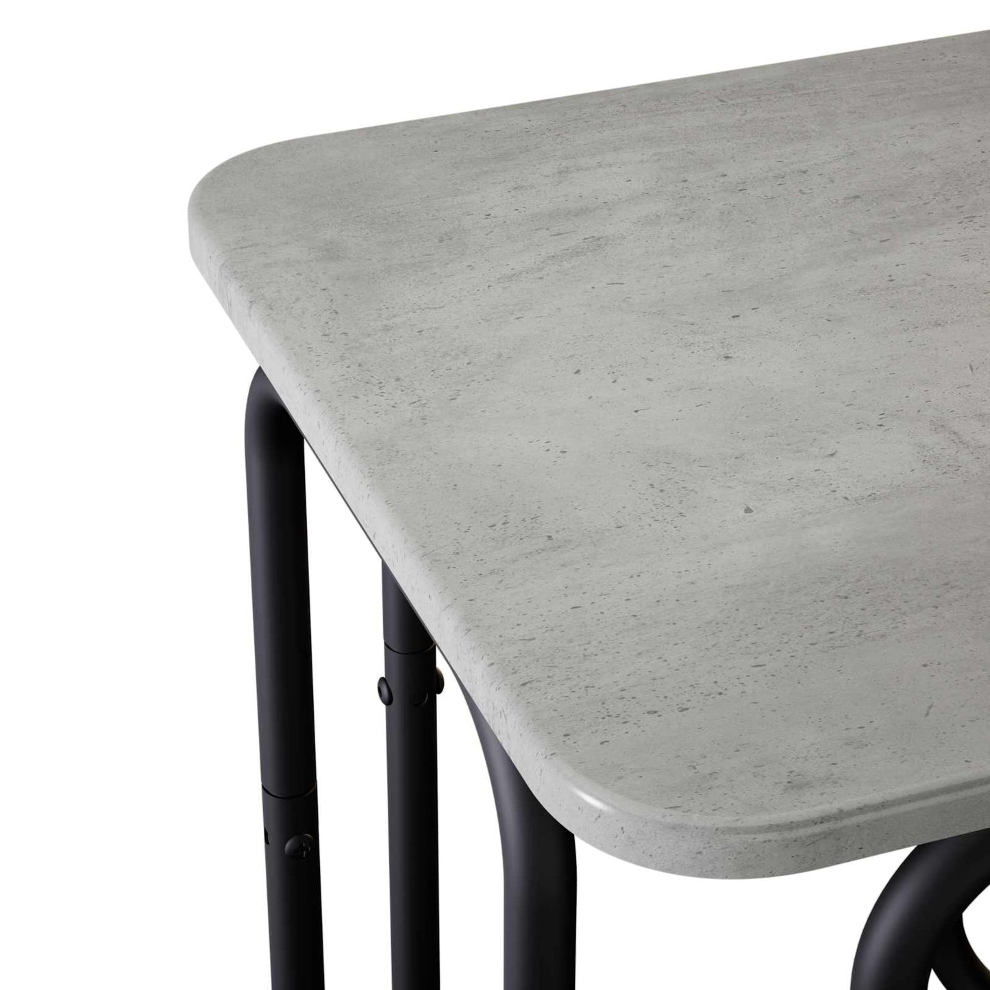 Tavolino da salotto Grigio Cemento 40 x 40 x 45 cm | homemem39