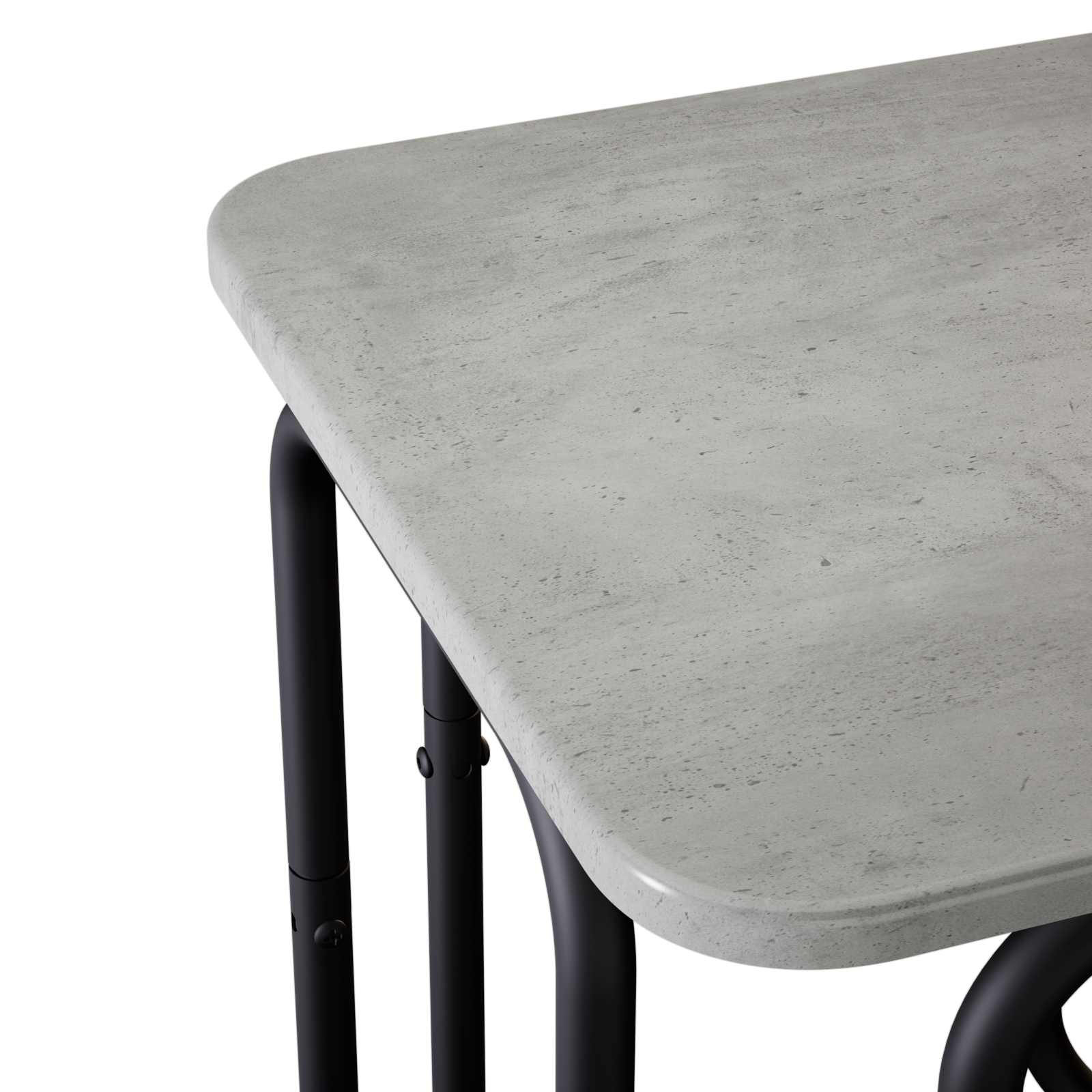 Tavolino da salotto Grigio Cemento 40 x 40 x 45 cm | homemem39