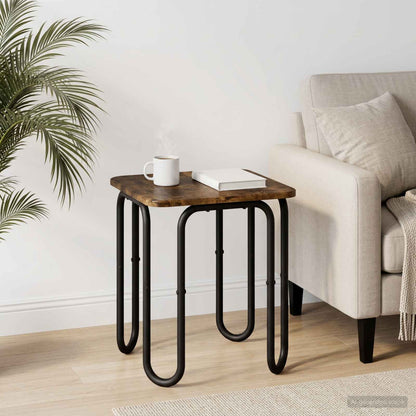 Tavolino da salotto Rovere Fumo 40 x 40 x 45 cm | homemem39