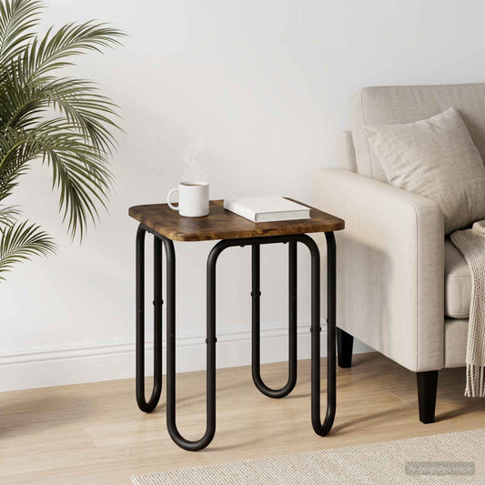Tavolino da salotto Rovere Fumo 40 x 40 x 45 cm | homemem39