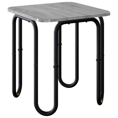 Tavolino da salotto Sonoma grigio 40 x 40 x 45 cm | homemem39