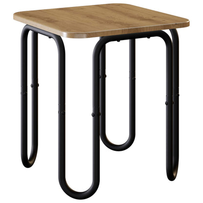 Tavolino da salotto Rovere Artigianale 40 x 40 x 45 cm | homemem39